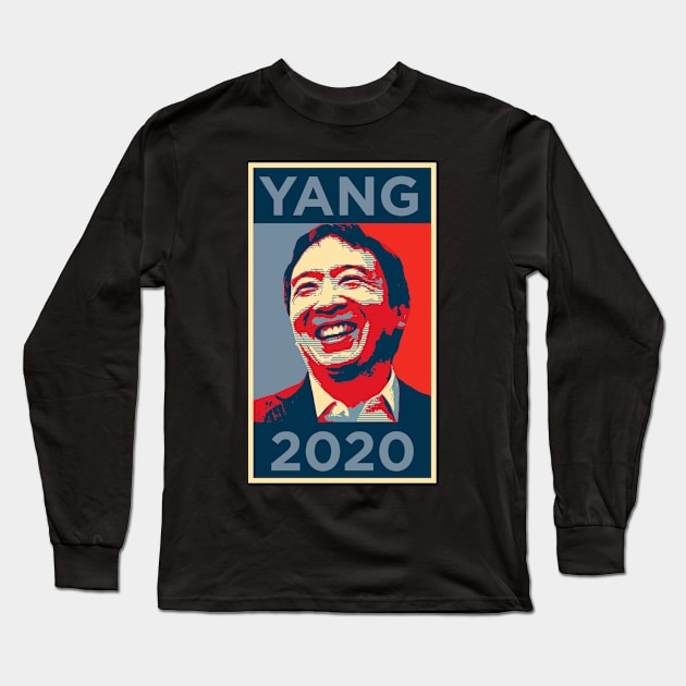 Andrew Yang For President Gang 2020 Long Sleeve T-Shirt by jamboi